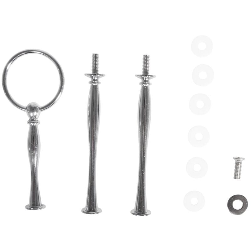 foto del prodotto rayher set montaggio etagere metallo classic, 11 pezzi, 34237000