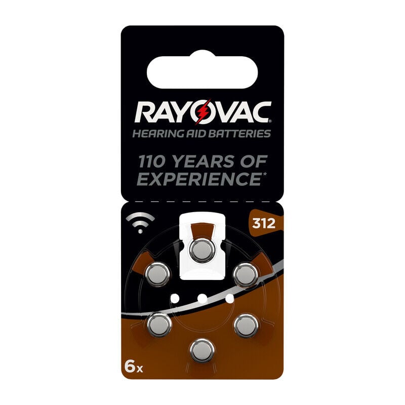 foto del prodotto rayovac batteria acustica 312 bl.6pz. - varta