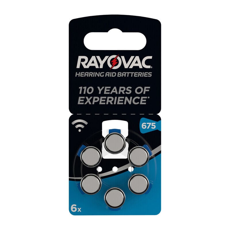 foto del prodotto rayovac batteria acustica 675 bl.6pz. - varta