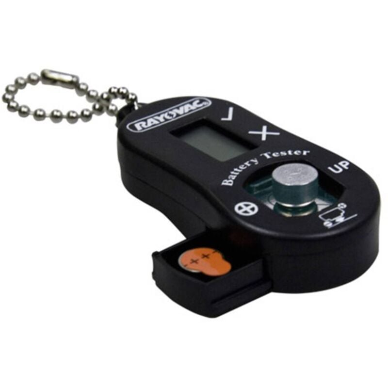 foto del prodotto rayovac tester batterie hearing aid campo di misura tester batterie 1,2 v, 1,55 v batteria ricaricabile, pila 209476