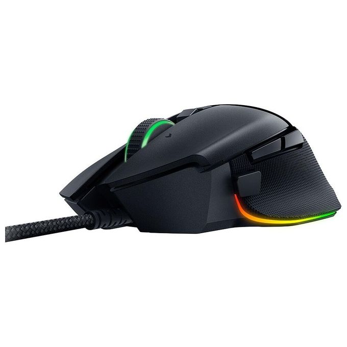 foto del prodotto razer basilisk v3 mouse da gioco cablato illuminazione chroma completa 11 pulsanti programmabili nero