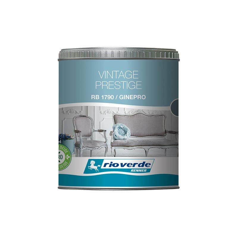 foto del prodotto rb1790 vernice vintage extra opaca lavabile ginepro 0,5 litri