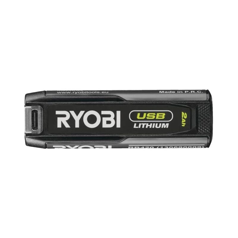 foto del prodotto rb420 batteria 4v usb lithium 2.0 ah indicatori led ryobi