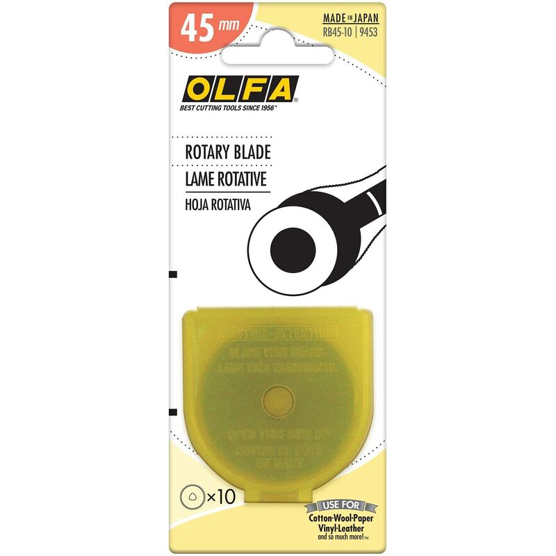 foto del prodotto rb45 10 cuchilla 45mm.diam. olfa