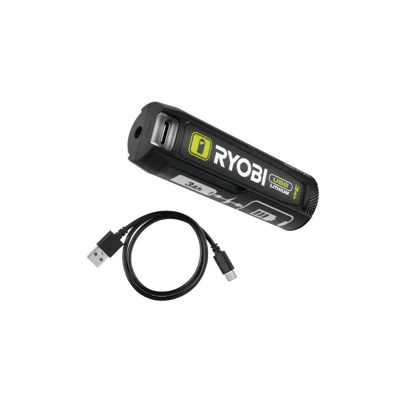 foto del prodotto rb4l30 batteria 4v 3,0ah powerbank usb c ryobi