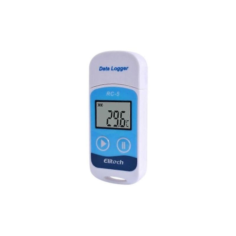 foto del prodotto rc 5 registratore dati di temperatura usb digitale ad alta precisione, compatibile con magazzino di stoccaggio, laboratorio di trasporto refrigerato