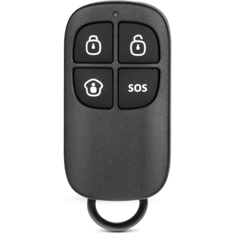 foto del prodotto rc 80 controllo del telecomando per il sistema di allarme compatibile con rilevatori e sensori di movimento allarme domestico wireless sistema di