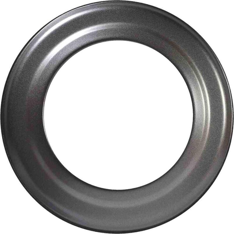 foto del prodotto rd150 r rosetta per canna fumaria da 2 mm di diametro, per stufe e fuochi di combustione, senotherm, grigio scuro, rigida, colore nero firefix