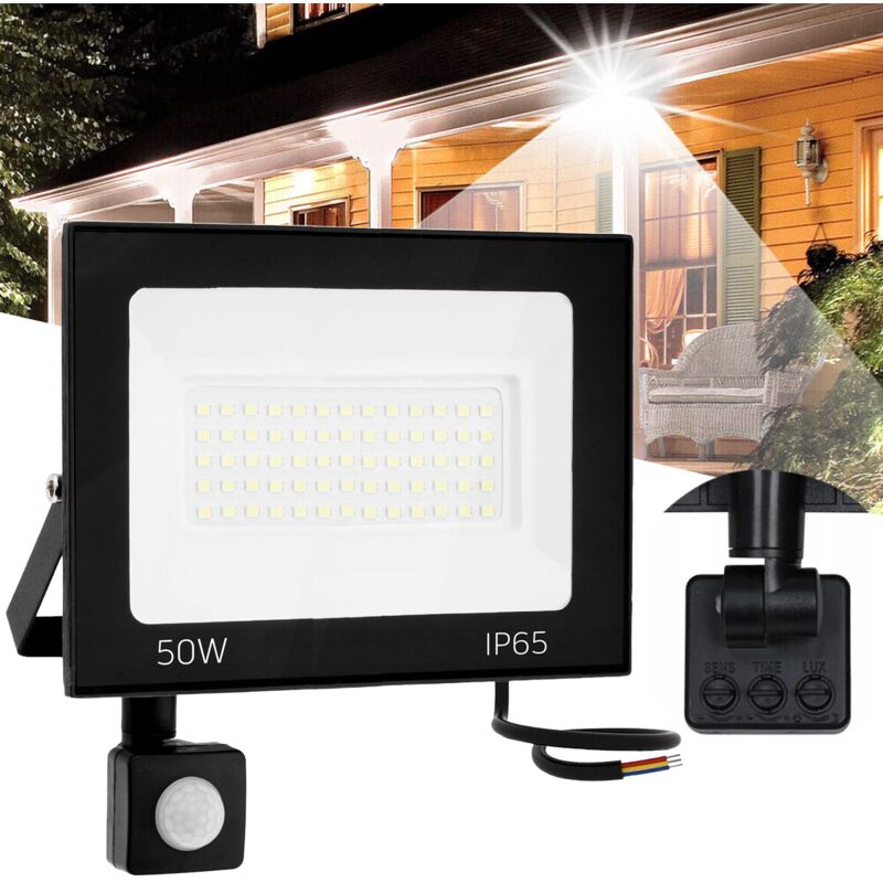 foto del prodotto rea alogeno led motion sensor 50w rsl008 50ns