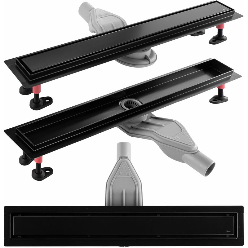 foto del prodotto rea canalina di scarico neox superflow black 90