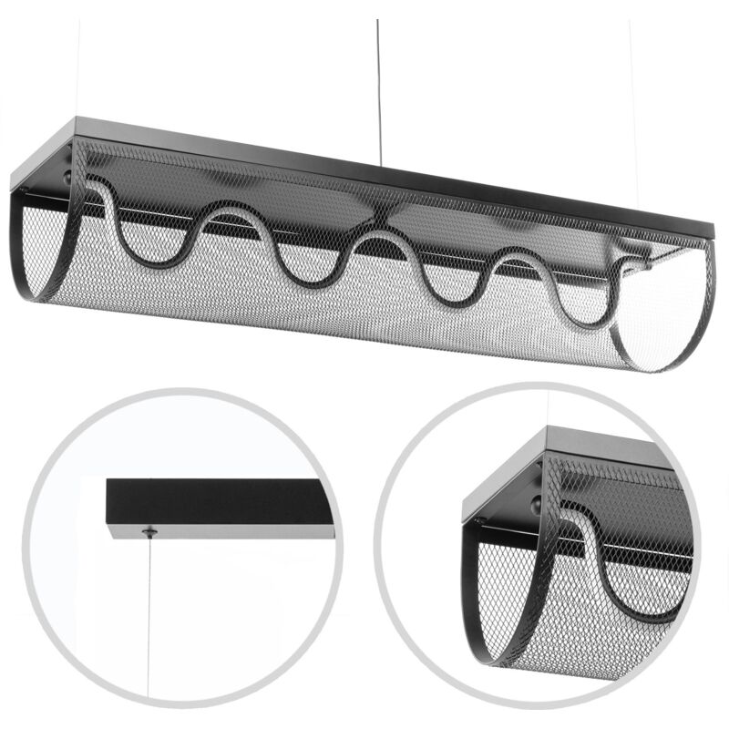foto del prodotto rea lampada da soffitto app1409 cp black