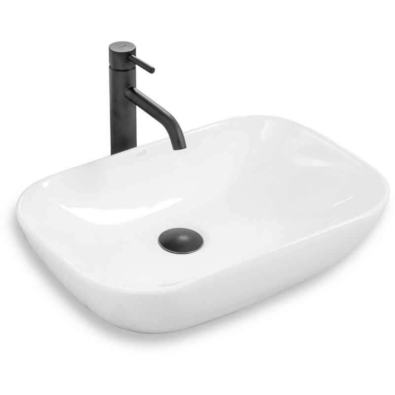 foto del prodotto rea lavabo da appoggio claudia 9447 white