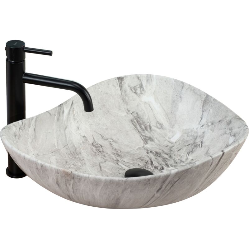 foto del prodotto rea lavabo da appoggio dora stone