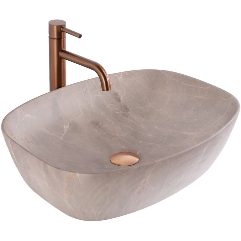 foto del prodotto rea lavabo da appoggio freja beige