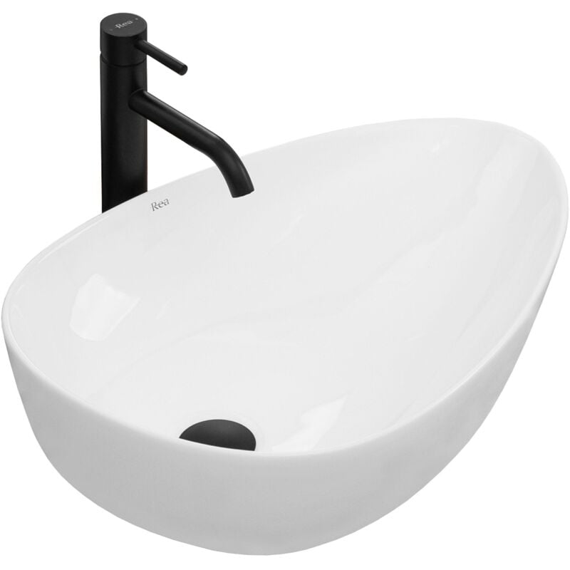 foto del prodotto rea lavabo da appoggio greta 55