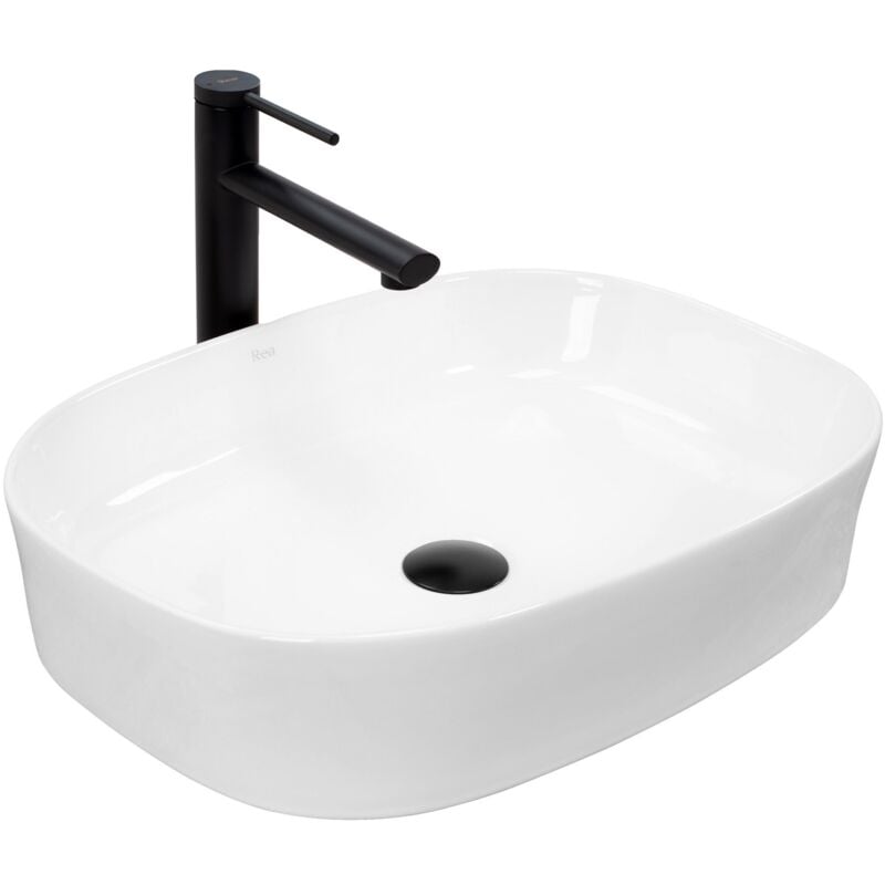 foto del prodotto rea lavabo da appoggio in ceramica angie