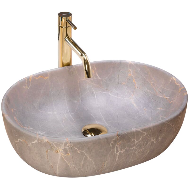 foto del prodotto rea lavabo da appoggio lara beige