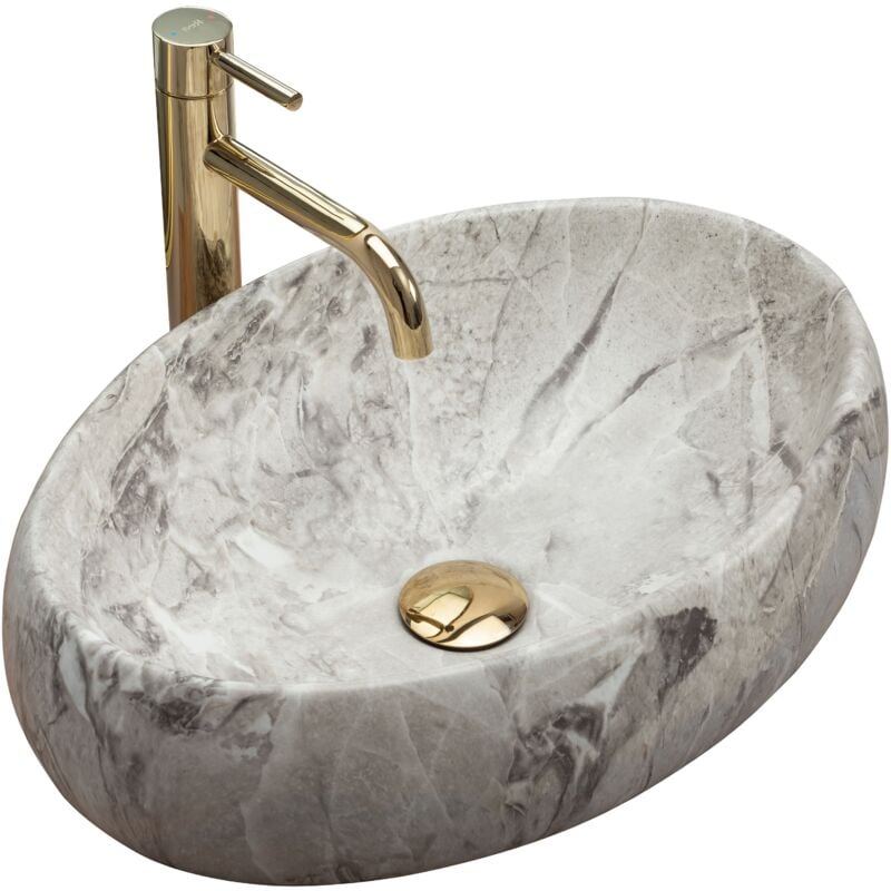 foto del prodotto rea lavabo da appoggio linda stone