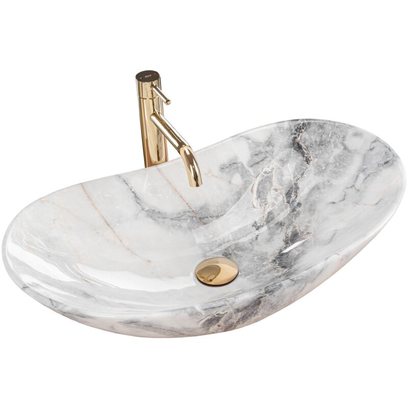 foto del prodotto rea lavabo da appoggio royal granit