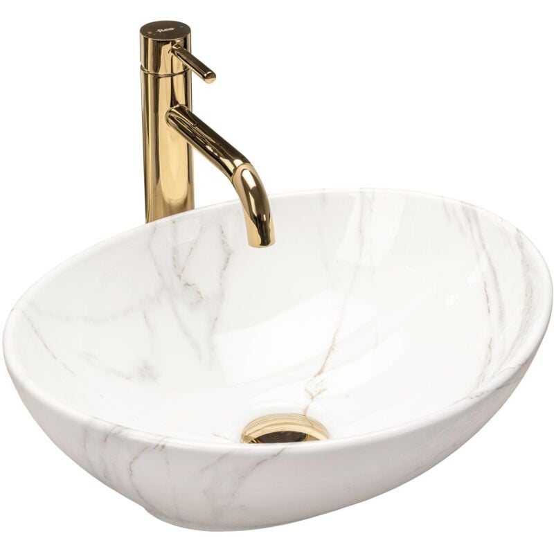 foto del prodotto rea lavabo da appoggio sofia shiny aiax