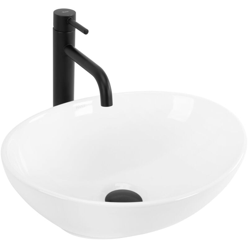foto del prodotto rea lavabo da appoggio sofia white