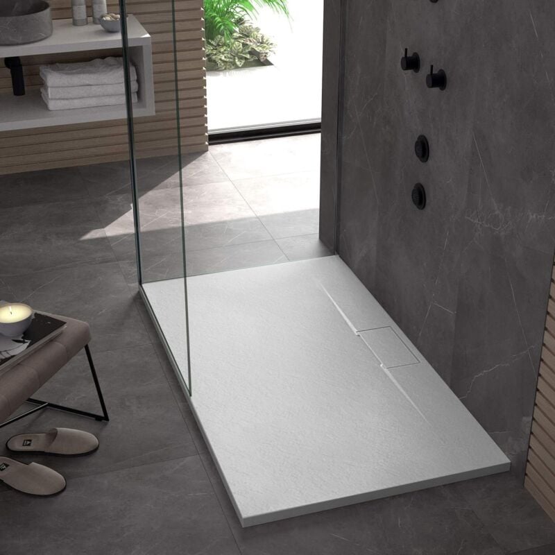 foto del prodotto rea piatto doccia bazalt long white 80x120