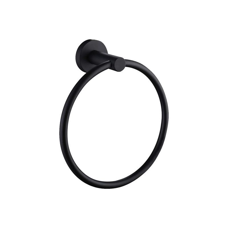 foto del prodotto rea portasciugamano da bagno black 332915a mist 05