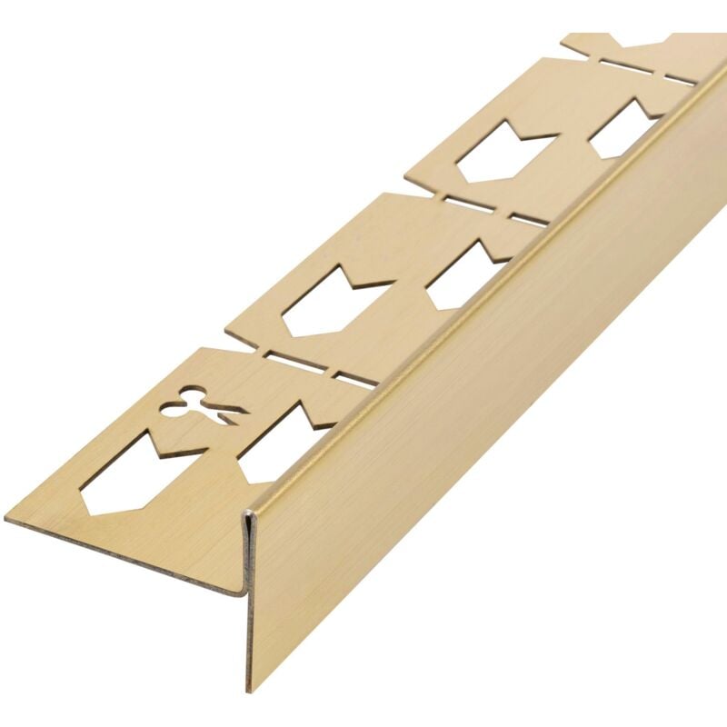 foto del prodotto rea profilo doccia pendenzato 100cm brush gold sinistra
