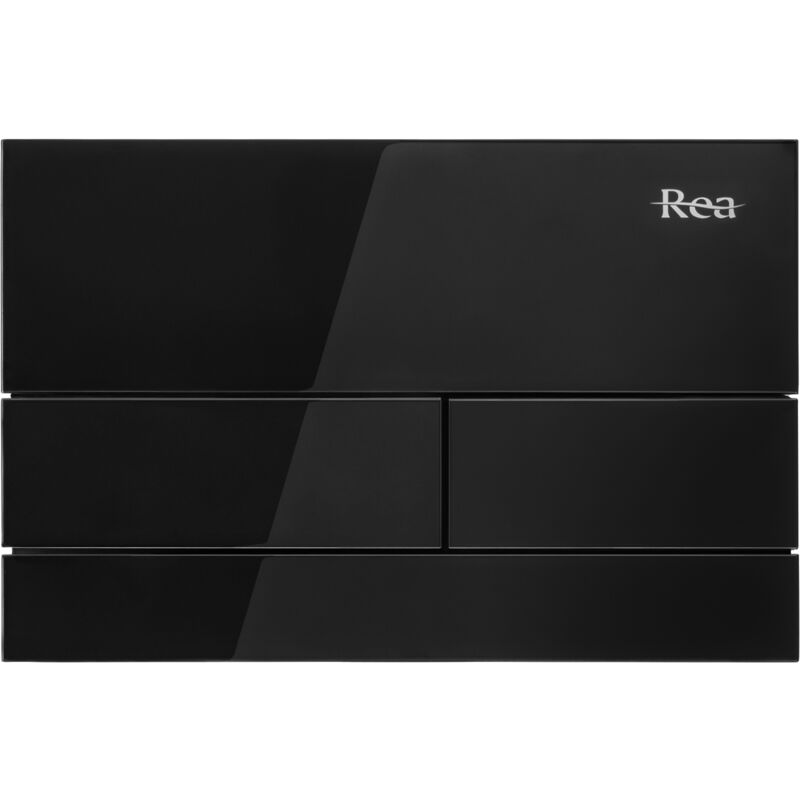 foto del prodotto rea pulsante per supporto set da incasso wc t black