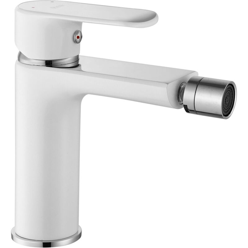 foto del prodotto rea rubinetto bidet bloom white chrom