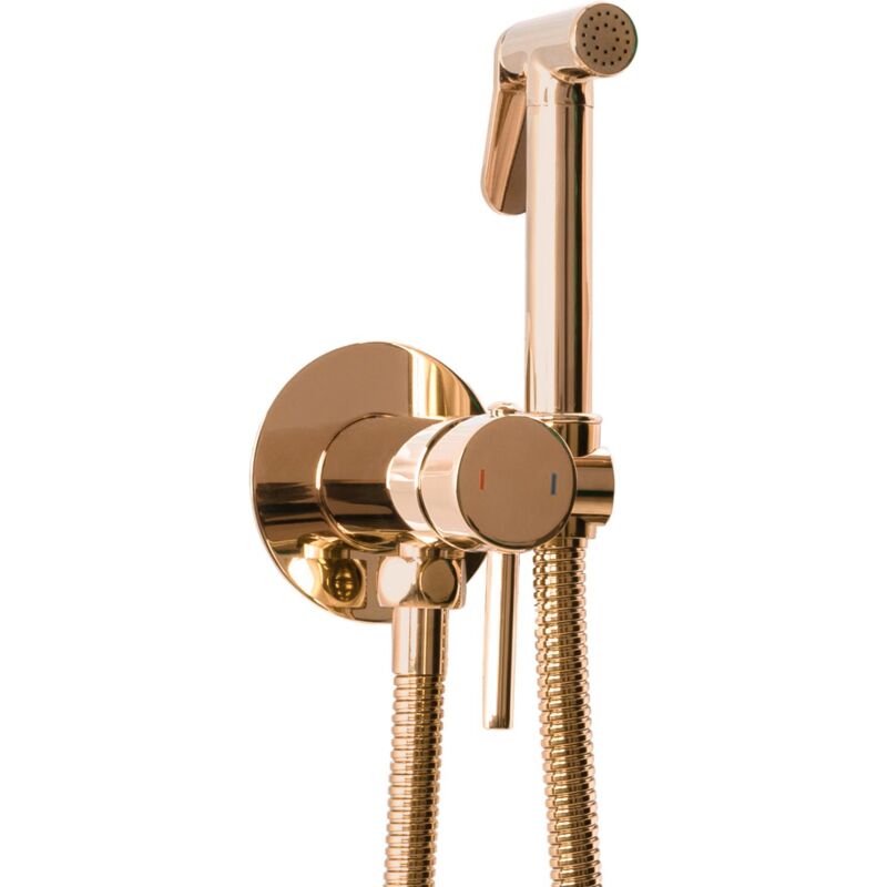 foto del prodotto rea rubinetto bidet lungo loop rose gold