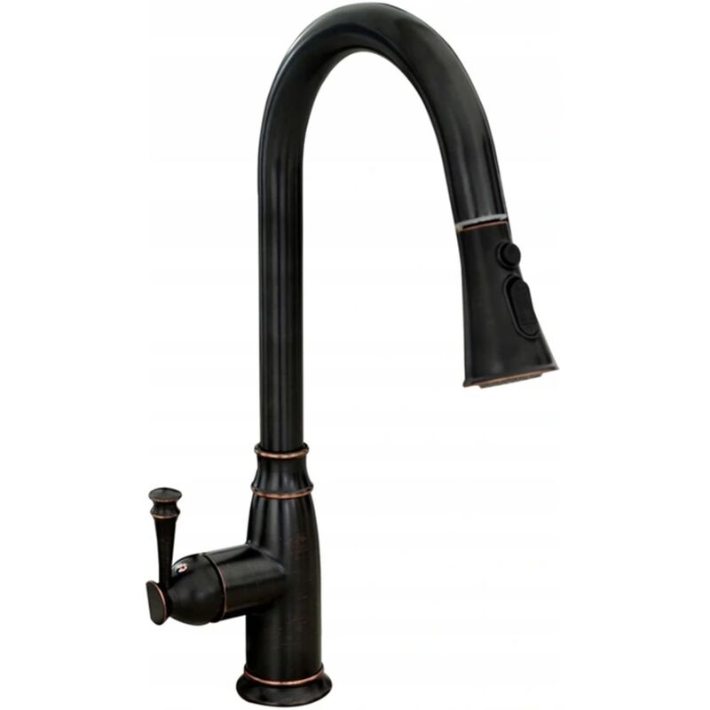 foto del prodotto rea rubinetto da cucina deco old black high