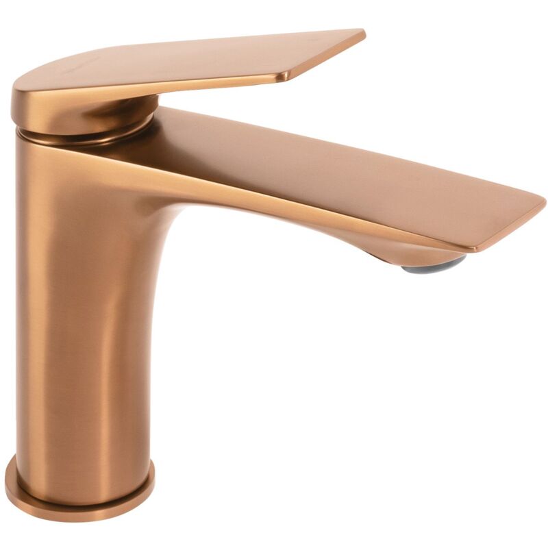 foto del prodotto rea rubinetto da lavabo avalon low brush copper