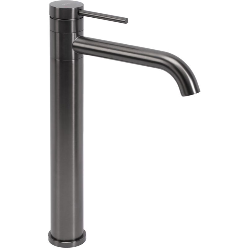 foto del prodotto rea rubinetto da lavabo lungis high titanium