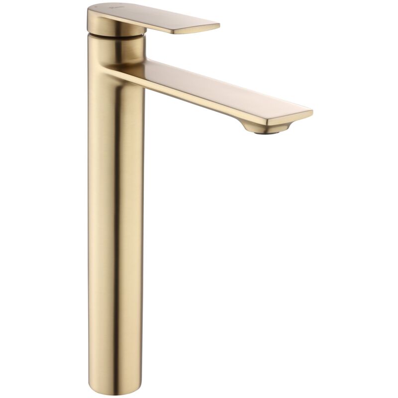 foto del prodotto rea rubinetto da lavabo my1902 21gg storm high brush gold