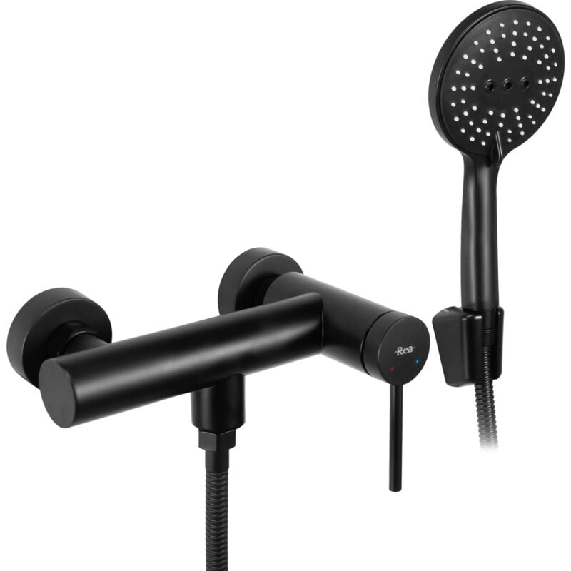 foto del prodotto rea rubinetto doccia clif black matt