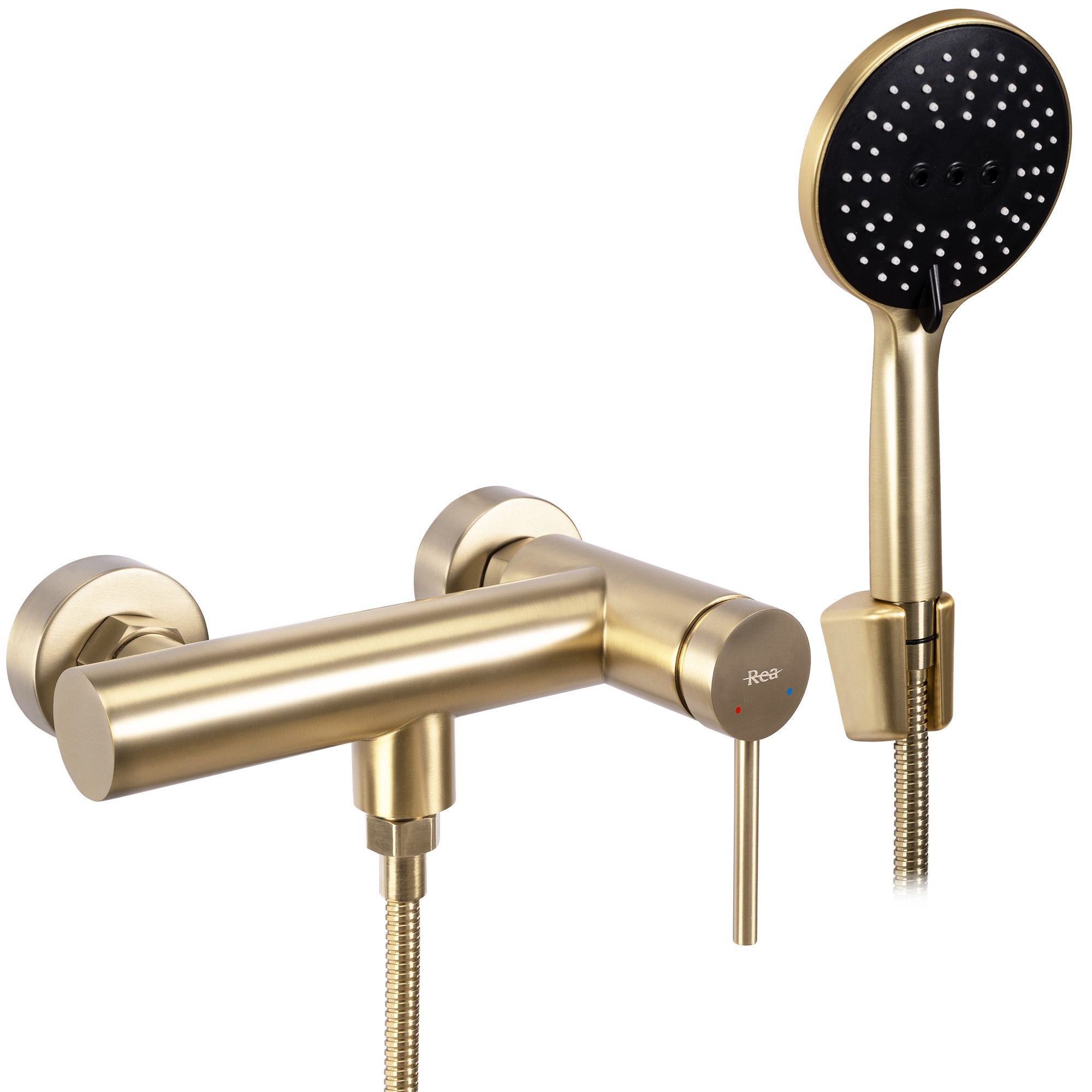 foto del prodotto rea rubinetto doccia foss brush gold