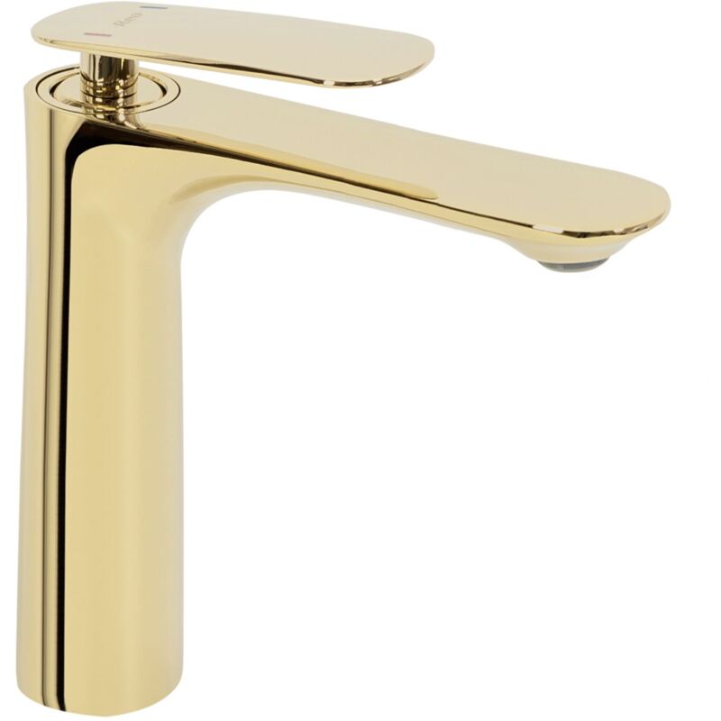 foto del prodotto rea rubinetto lavabo berg gold low