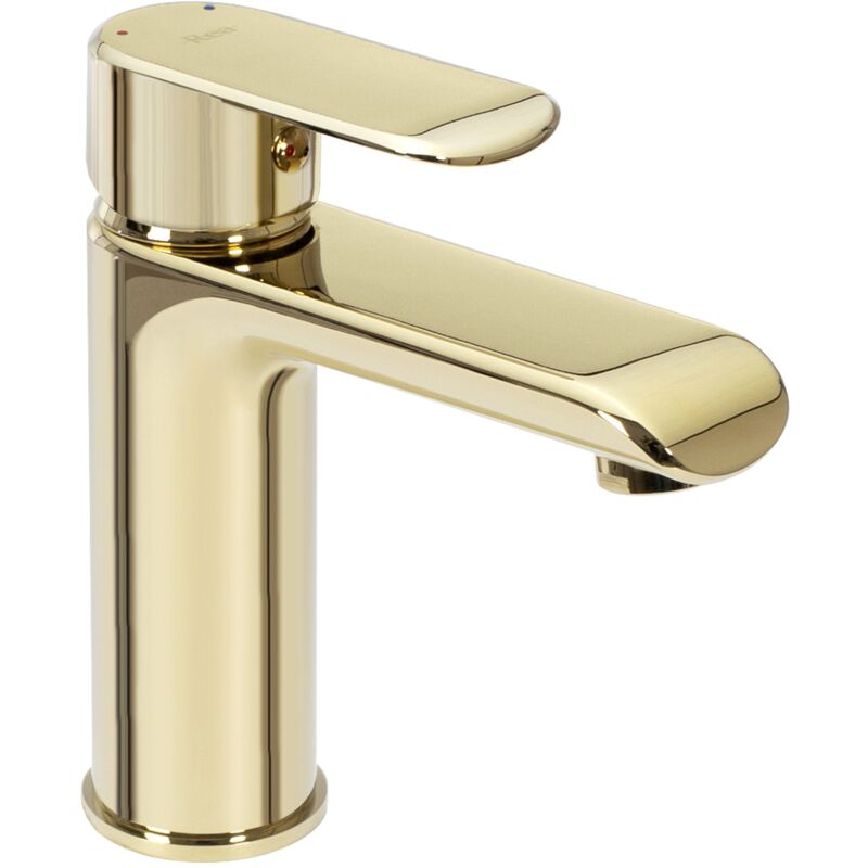 foto del prodotto rea rubinetto lavabo bloom gold low