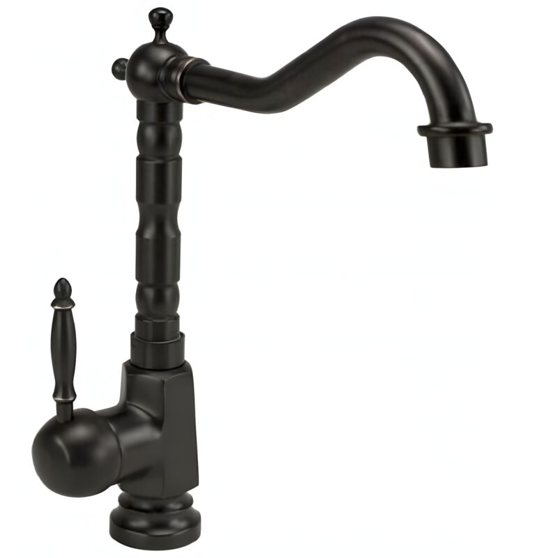 foto del prodotto rea rubinetto lavabo bona old black high
