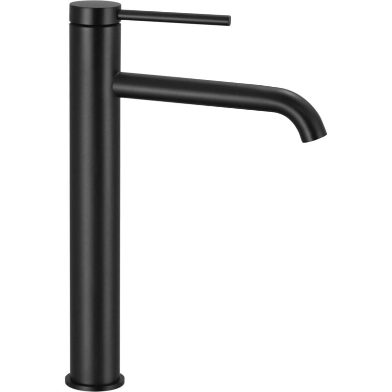 foto del prodotto rea rubinetto lavabo clif black mat high
