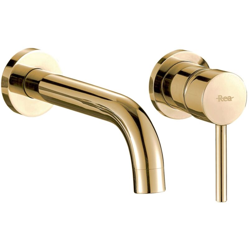 foto del prodotto rea rubinetto lavabo da incasso lungo l. gold box