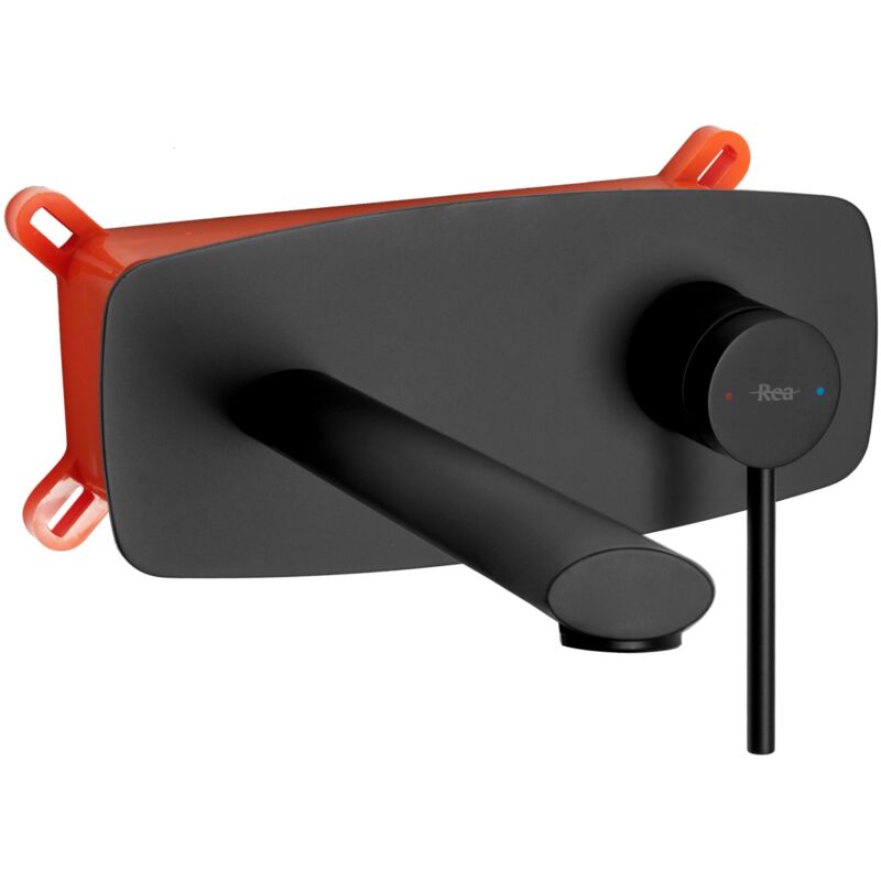 foto del prodotto rea rubinetto lavabo da incasso oval black box