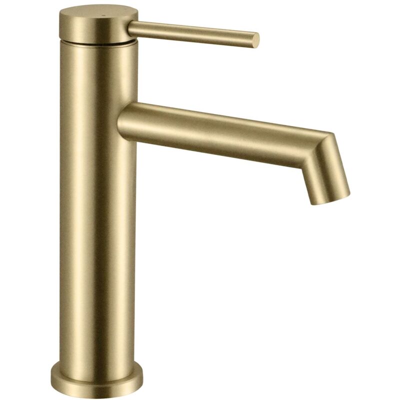 foto del prodotto rea rubinetto lavabo foss gold brush low