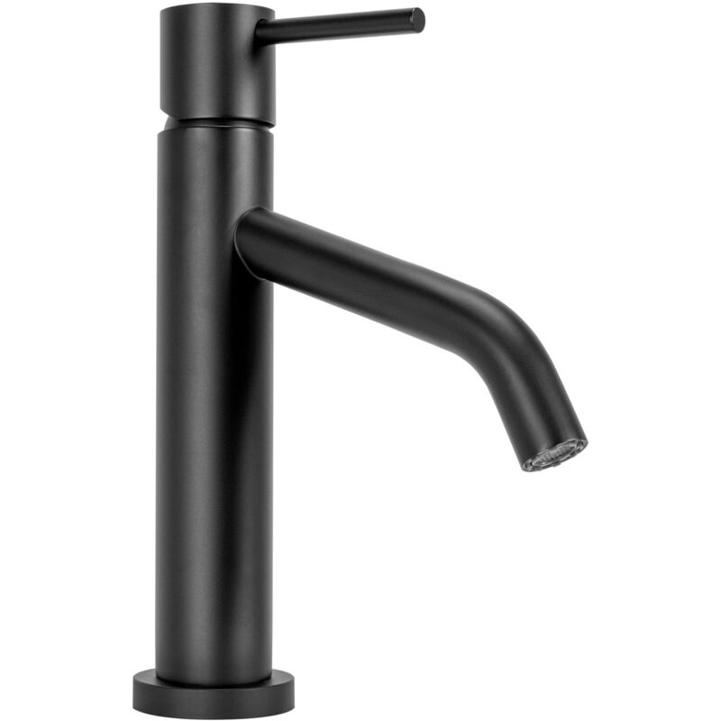 foto del prodotto rea rubinetto lavabo level black low
