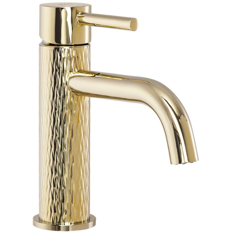 foto del prodotto rea rubinetto lavabo lungo art gold low