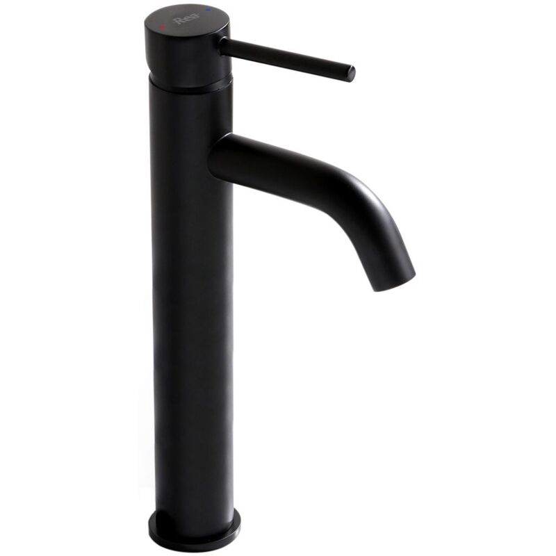 foto del prodotto rea rubinetto lavabo lungo black high