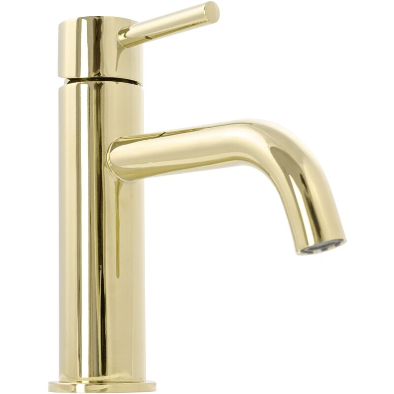 foto del prodotto rea rubinetto lavabo lungo l. gold low