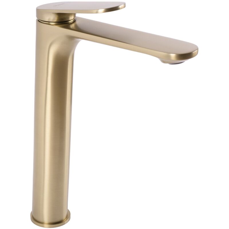 foto del prodotto rea rubinetto lavabo marco spazzola oro alta
