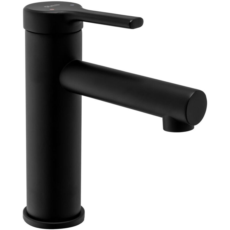 foto del prodotto rea rubinetto lavabo pixel black low